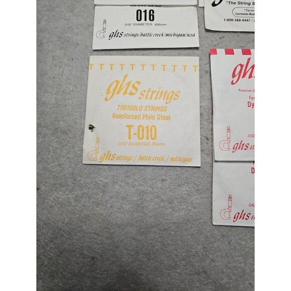Guitar Strings Mixed Lot Of 15 GHS/D'Addario New Old Stock Various Gauges - Picture 6 of 6